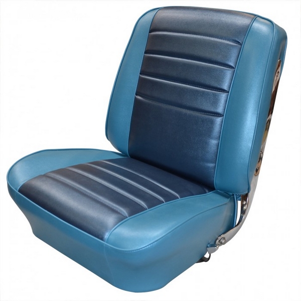 1965 El Camino Standard Front Bucket Seat Upholstery, Coupe